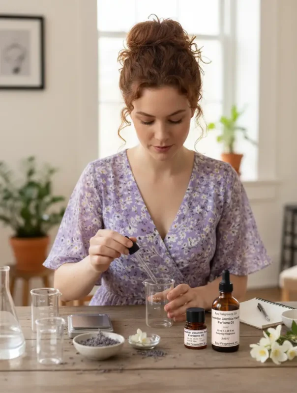 Discover Lavender Jasmine Vanilla Perfume Oil, inspired by YSL Libre (for reference only). A luxurious fusion of lavender, jasmine, and vanilla that captures elegance, strength, and modern femininity. Alcohol-free, long-lasting, and handcrafted to perfection.