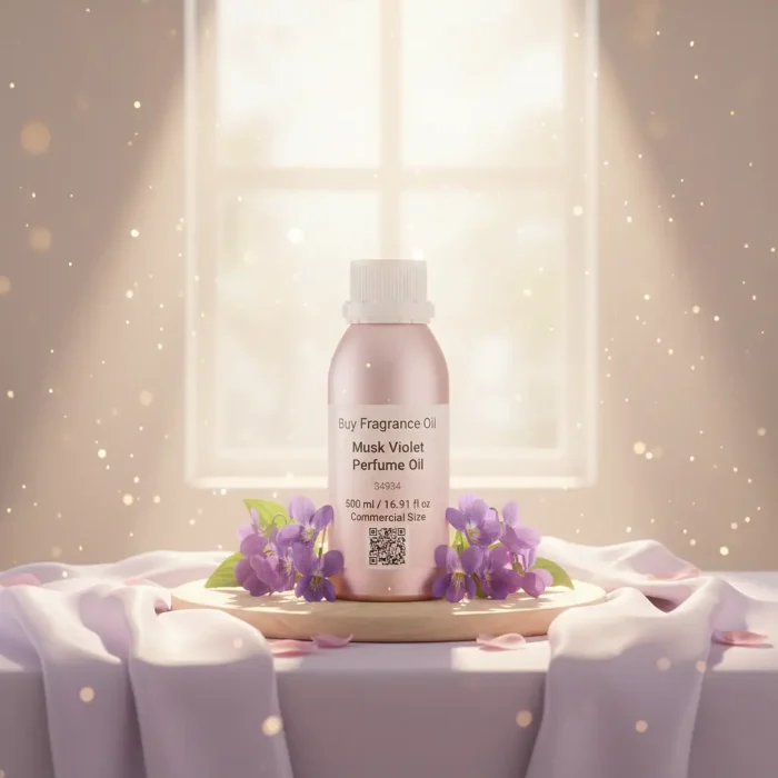Discover Musk Violet Perfume Oil, inspired by Ajmal Violet Musk (for reference only). A serene fusion of violet petals, white musk, and soft powdery notes — evoking purity, tranquility, and modern Arabian refinement. Alcohol-free and long-lasting.