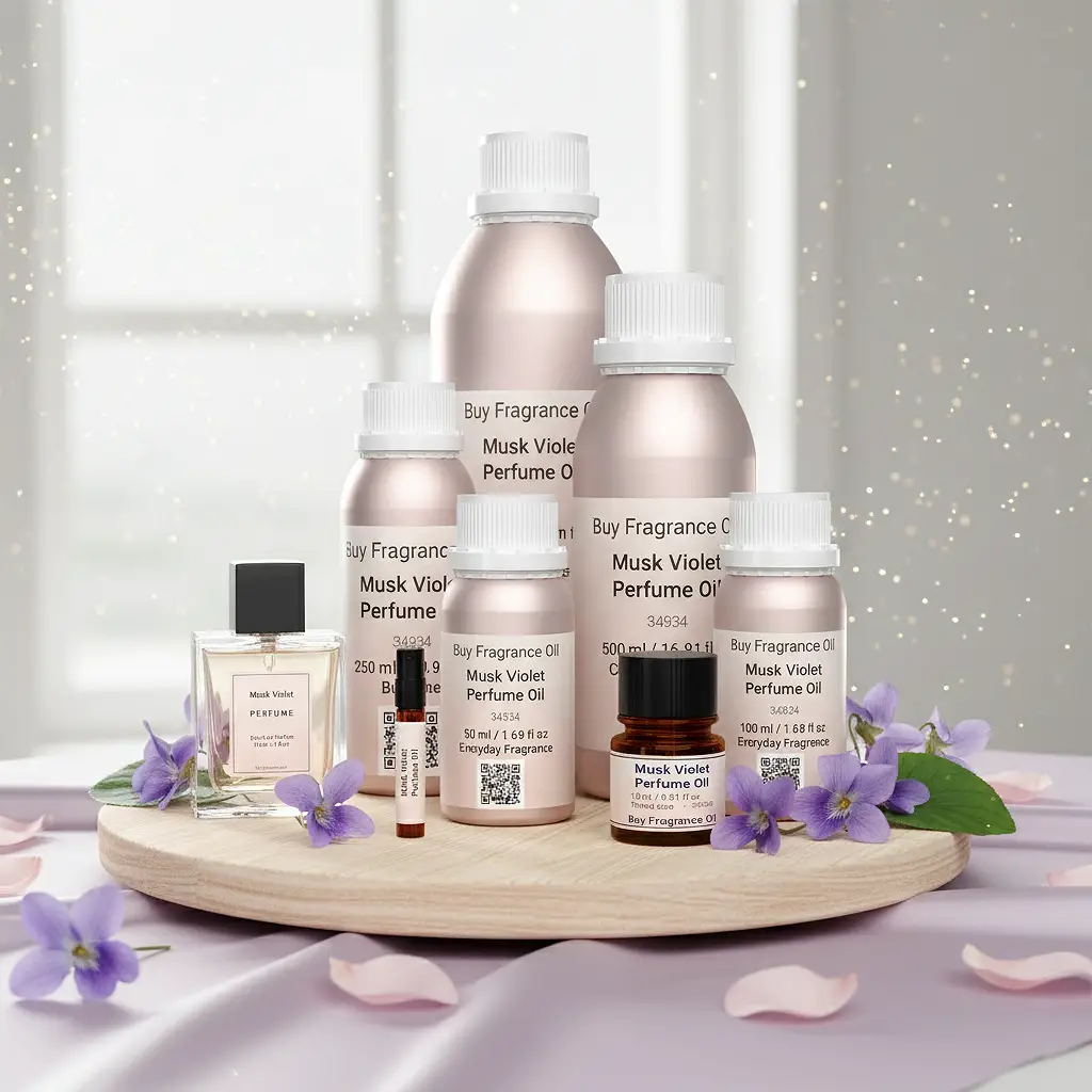 musk-violet-perfume-oil-ajmal-violet-musk-inspired-size-variation-50ml-extrait-2ml-15ml-50ml-100ml-250ml-500ml-1000ml-perfume-oil Discover Musk Violet Perfume Oil, inspired by Ajmal Violet Musk (for reference only). A serene fusion of violet petals, white musk, and soft powdery notes — evoking purity, tranquility, and modern Arabian refinement. Alcohol-free and long-lasting.