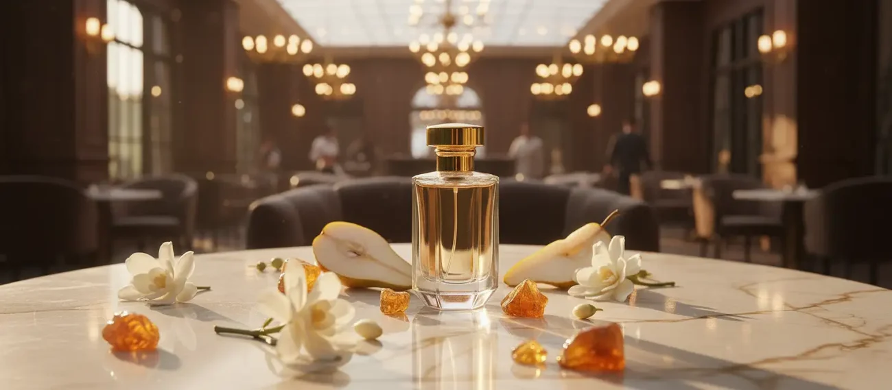 Discover Pear Tuberose Amber Perfume Oil, inspired by YSL Supreme Bouquet (for reference only). A luminous blend of juicy pear, creamy tuberose, and golden amber creates a refined and long-lasting fragrance oil — elegant, sensual, and perfectly balanced. Alcohol-free, unisex luxury scent.
