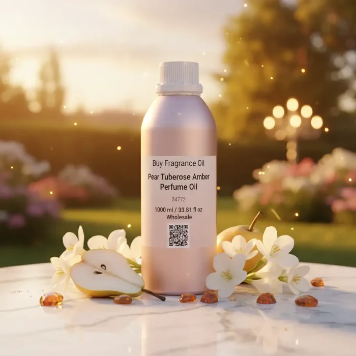 Discover Pear Tuberose Amber Perfume Oil, inspired by YSL Supreme Bouquet (for reference only). A luminous blend of juicy pear, creamy tuberose, and golden amber creates a refined and long-lasting fragrance oil — elegant, sensual, and perfectly balanced. Alcohol-free, unisex luxury scent.