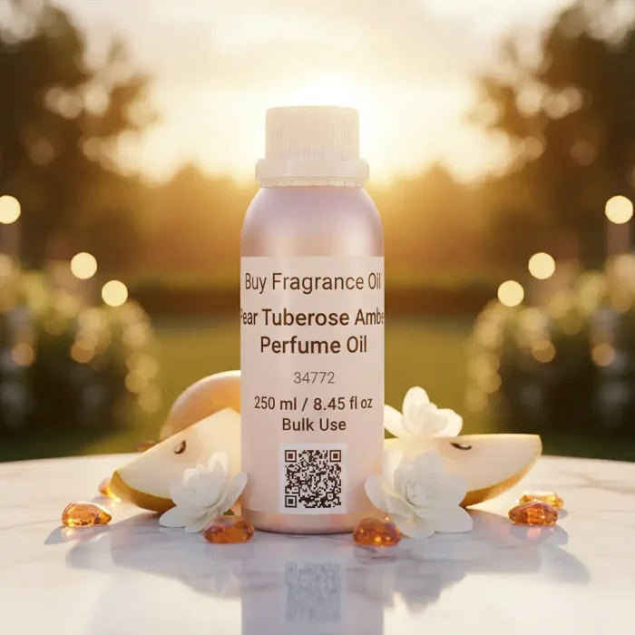 Discover Pear Tuberose Amber Perfume Oil, inspired by YSL Supreme Bouquet (for reference only). A luminous blend of juicy pear, creamy tuberose, and golden amber creates a refined and long-lasting fragrance oil — elegant, sensual, and perfectly balanced. Alcohol-free, unisex luxury scent.