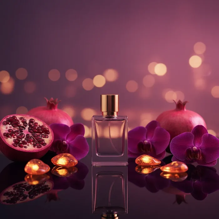 Pomegranate Orchid Amber Perfume Oil | Long-Lasting Amber Floral Fragrance – Inspired by Calvin Klein Euphoria