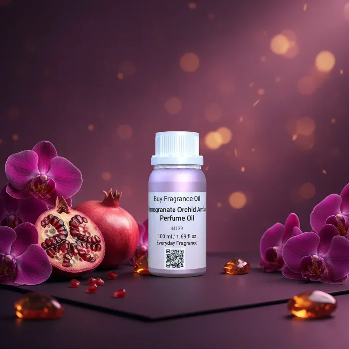 Pomegranate Orchid Amber Perfume Oil | Long-Lasting Amber Floral Fragrance – Inspired by Calvin Klein Euphoria