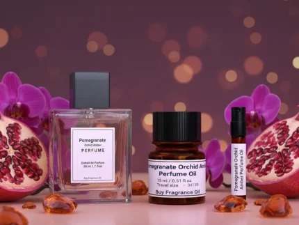 Pomegranate Orchid Amber Perfume Oil | Long-Lasting Amber Floral Fragrance – Inspired by Calvin Klein Euphoria
