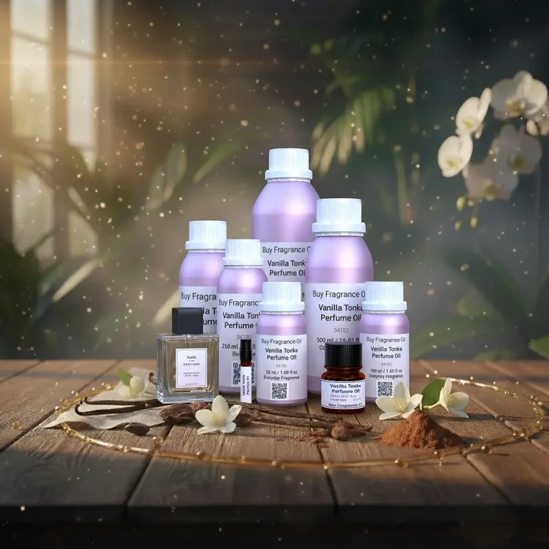 Vanilla Tonka Perfume Oil | Sweet Amber & Jasmine Fragrance Inspired by Carolina Herrera Good Girl – Long-Lasting Perfume Oil