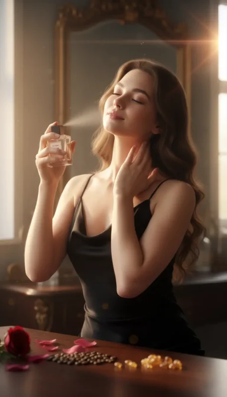 Discover Rose Coffee Perfume Oil, inspired by Tom Ford Café Rose (for reference only). A rich fusion of Damask rose, roasted coffee, amber, and sandalwood — sensual, sophisticated, and long-lasting. Perfect for evening elegance and cool-weather allure.