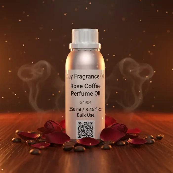 Discover Rose Coffee Perfume Oil, inspired by Tom Ford Café Rose (for reference only). A rich fusion of Damask rose, roasted coffee, amber, and sandalwood — sensual, sophisticated, and long-lasting. Perfect for evening elegance and cool-weather allure.
