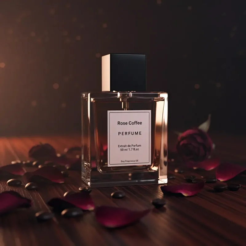 Discover Rose Coffee Perfume Oil, inspired by Tom Ford Café Rose (for reference only). A rich fusion of Damask rose, roasted coffee, amber, and sandalwood — sensual, sophisticated, and long-lasting. Perfect for evening elegance and cool-weather allure.