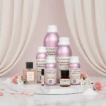 Experience Rose Jasmine Musk Perfume Oil, inspired by Lancôme Idôle (for reference only). A luminous floral blend of rose, jasmine, and soft white musk — pure, feminine, and refined. Alcohol-free, long-lasting perfume oil crafted for modern elegance and daily sophistication.