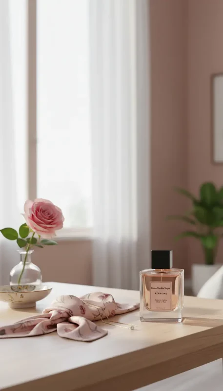 Discover Rose Vanilla Sugar Perfume Oil, inspired by Mancera Rose Vanille (for reference only). A sweet blend of rosewater, creamy vanilla, and sugar crystals with warm amber undertones. Alcohol-free, long-lasting perfume oil crafted for lovers of soft luxury and timeless romance.