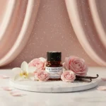 Discover Rose Vanilla Sugar Perfume Oil, inspired by Mancera Rose Vanille (for reference only). A sweet blend of rosewater, creamy vanilla, and sugar crystals with warm amber undertones. Alcohol-free, long-lasting perfume oil crafted for lovers of soft luxury and timeless romance.
