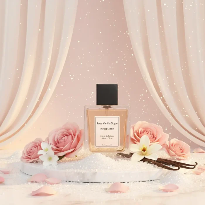 Rose Vanilla Sugar Perfume Oil | Sweet Floral Vanilla Fragrance Inspired by Mancera Rose Vanille