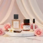 Discover Rose Vanilla Sugar Perfume Oil, inspired by Mancera Rose Vanille (for reference only). A sweet blend of rosewater, creamy vanilla, and sugar crystals with warm amber undertones. Alcohol-free, long-lasting perfume oil crafted for lovers of soft luxury and timeless romance.
