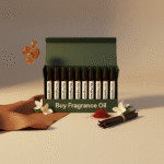 Unisex discovery perfume oil kit – 10×2ml sampler featuring luxury and niche-inspired amber, floral, musk and leather perfumes.