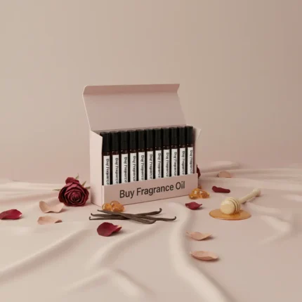 Women’s perfume oil sampler featuring 10 long-lasting extrait-grade scents inspired by popular designer fragrances. Alcohol-free, cruelty-free & perfect for scent discovery.