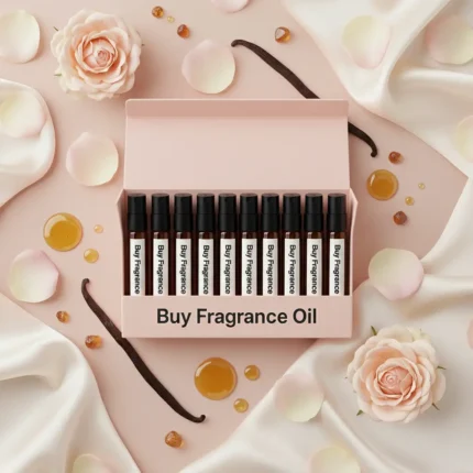 Women’s perfume oil sampler featuring 10 long-lasting extrait-grade scents inspired by popular designer fragrances. Alcohol-free, cruelty-free & perfect for scent discovery.