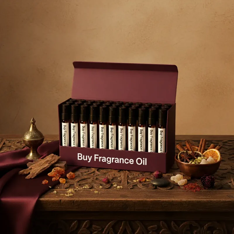 Oriental Perfume Oil Trial Kit 30 scents - Explore 30 extrait-grade oriental perfume oils inspired by oud, amber and musk blends. Alcohol-free, long-lasting.