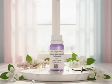 Tuberose Jasmine Vanilla Perfume Oil | Long-Lasting Floral Amber Fragrance Inspired by Armani My Way