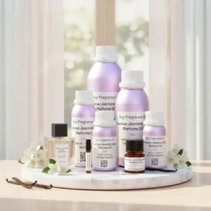 Tuberose Jasmine Vanilla Perfume Oil | Long-Lasting Floral Amber Fragrance Inspired by Armani My Way