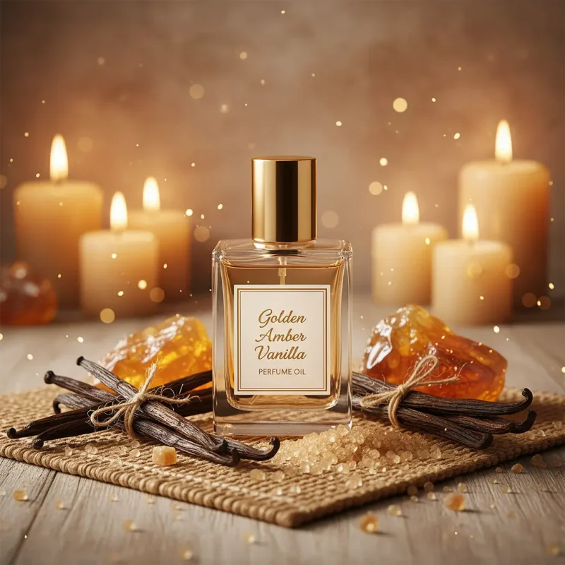 Vanilla Amber Brown Sugar Perfume Oil – sweet gourmand amber fragrance inspired by Kayali Vanilla 28.