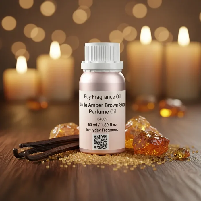 Vanilla Amber Brown Sugar Perfume Oil – sweet gourmand amber fragrance inspired by Kayali Vanilla 28.