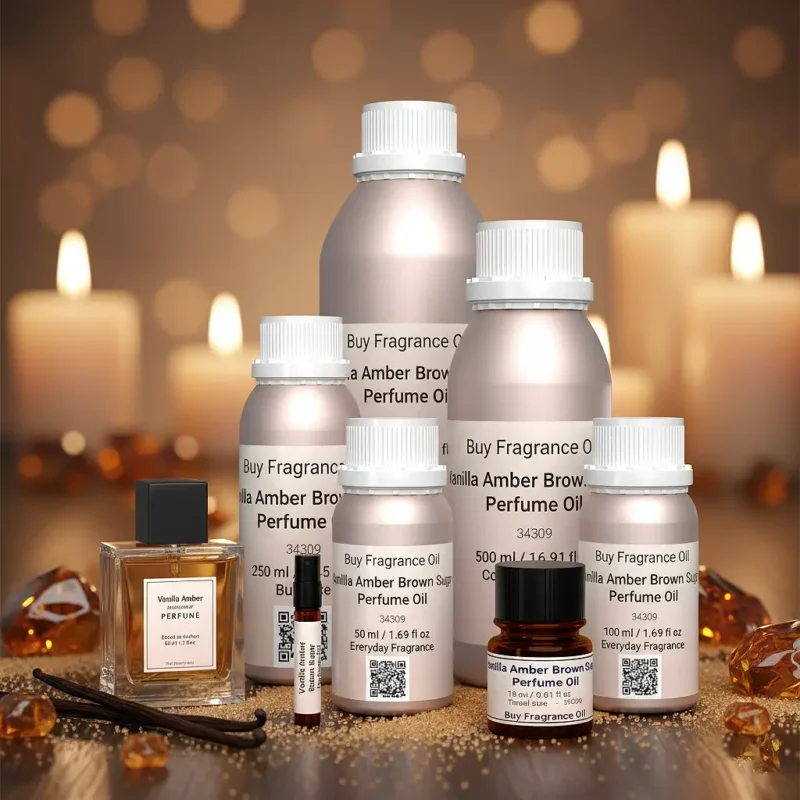 Vanilla Amber Brown Sugar Perfume Oil – sweet gourmand amber fragrance inspired by Kayali Vanilla 28.