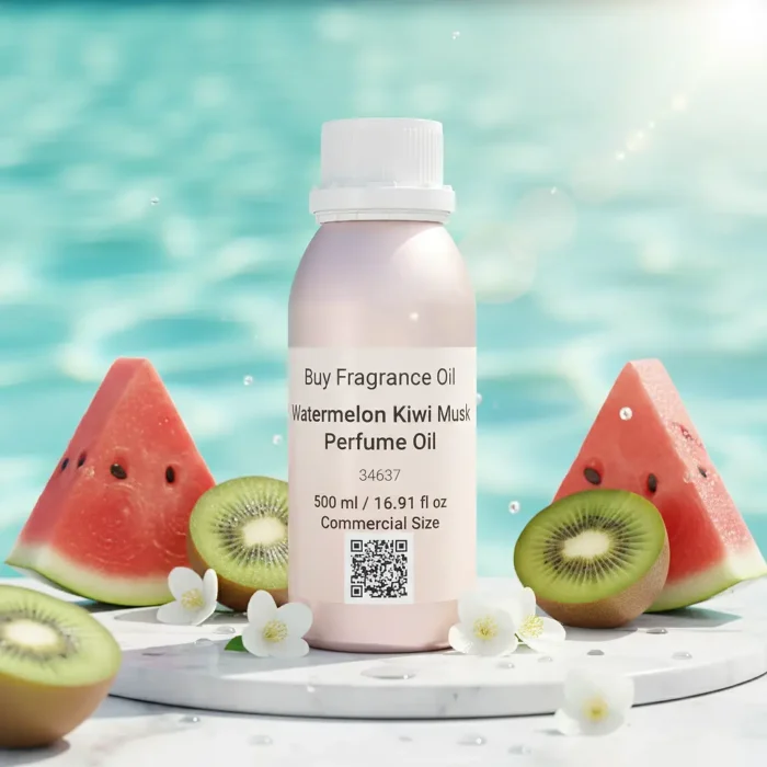 Experience Watermelon Kiwi Musk Perfume Oil, inspired by Dolce & Gabbana L’Imperatrice 3 (for reference only). A juicy, refreshing blend of watermelon, kiwi, and soft musk that radiates summer energy, youthful charm, and effortless elegance. Alcohol-free and long-lasting fruity floral perfume oil.