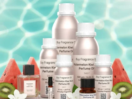 Experience Watermelon Kiwi Musk Perfume Oil, inspired by Dolce & Gabbana L’Imperatrice 3 (for reference only). A juicy, refreshing blend of watermelon, kiwi, and soft musk that radiates summer energy, youthful charm, and effortless elegance. Alcohol-free and long-lasting fruity floral perfume oil.